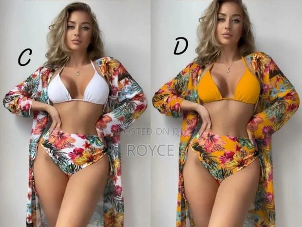 3pcs Floral Women Bikini Swimsuit - thumbnail 2