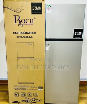 Roch 306 Litres RFR-380-Dt-B Double Door Refrigerator