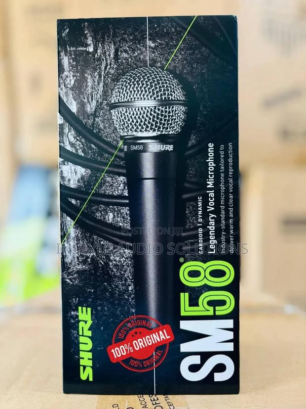 Shure Sm58 Legendary Vocal Wired Microphone Original Pay on Delivery - thumbnail 2