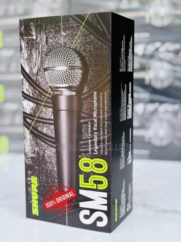 Shure Sm58 Legendary Vocal Wired Microphone Original Pay on Delivery - thumbnail 3