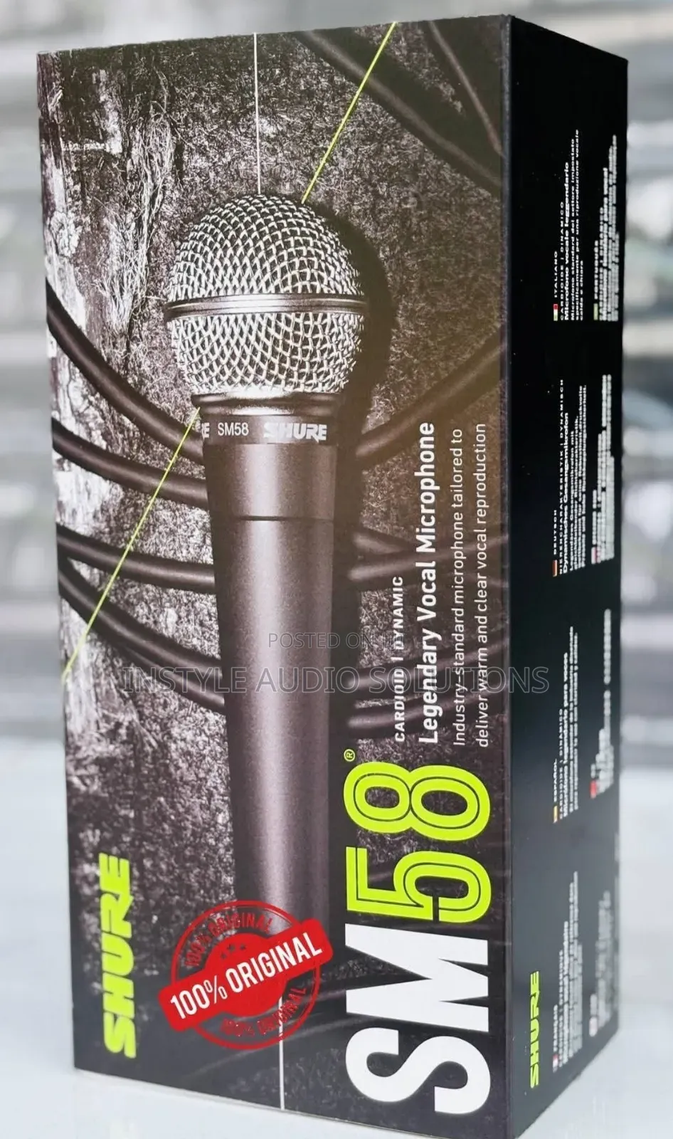 Sm58 Shure Vocal Wired Microphone