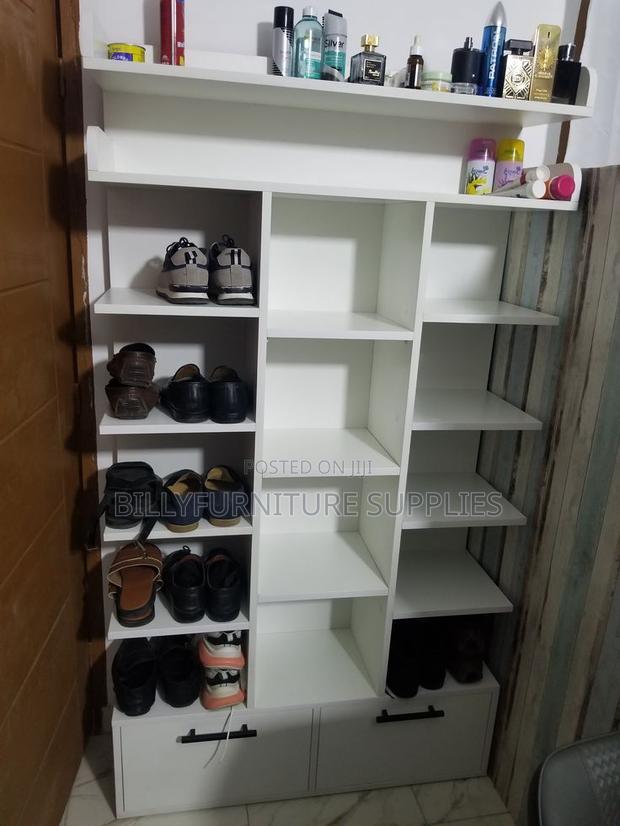 Luxury Wooden Shoe Organizer Cabinet for Bedroom