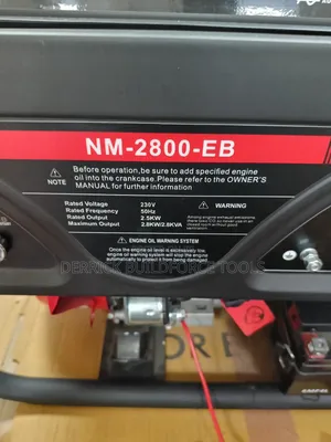 Thompson England Nm-2800-Eb 2.8kva Key Start Gasoline Generator