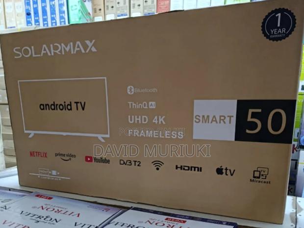 Solarmax 50inch Smart Android Tv Uhd. - thumbnail 2