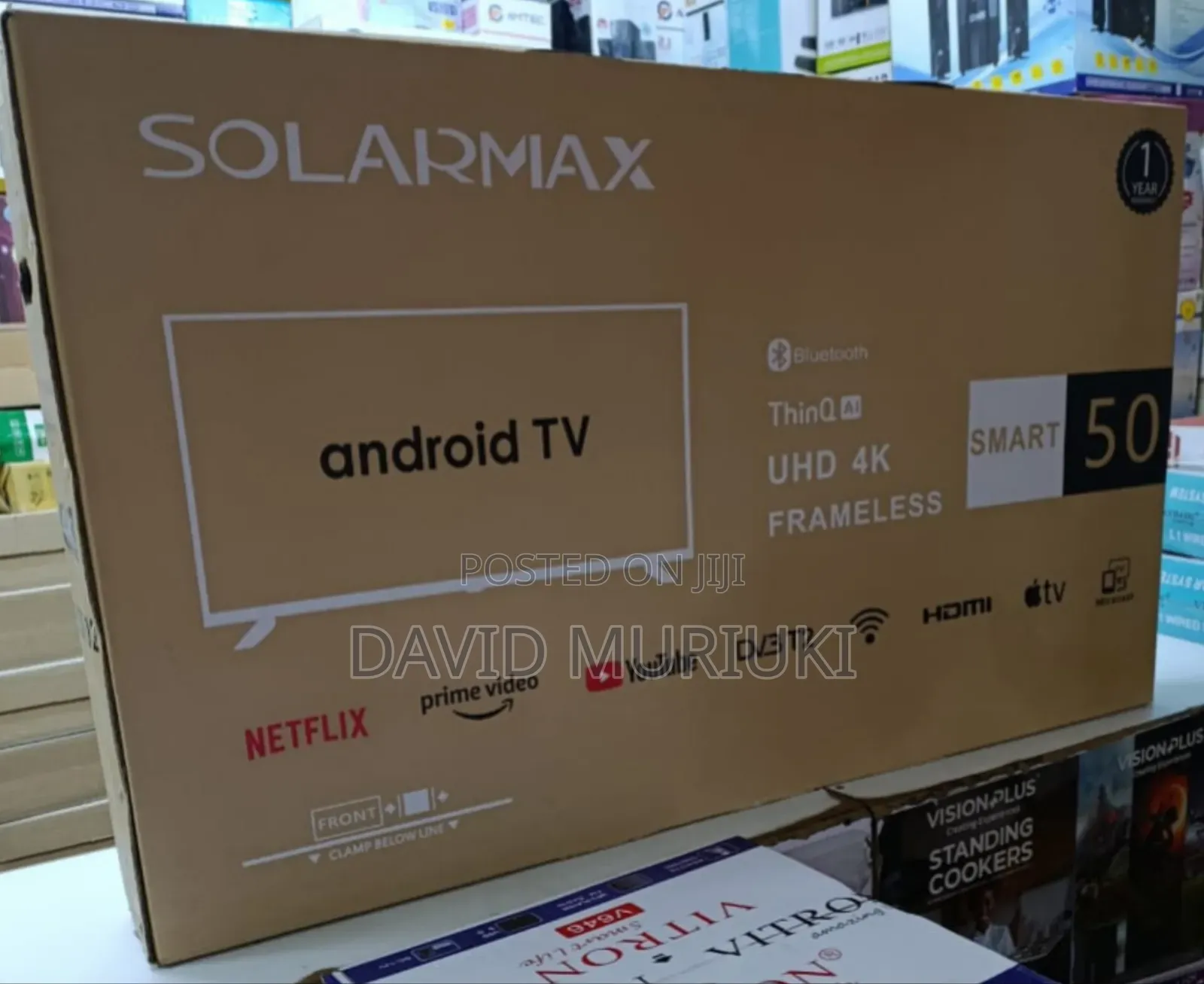 Solarmax 50" Uhd Smart Android Tv – Ultra Hd Entertainment