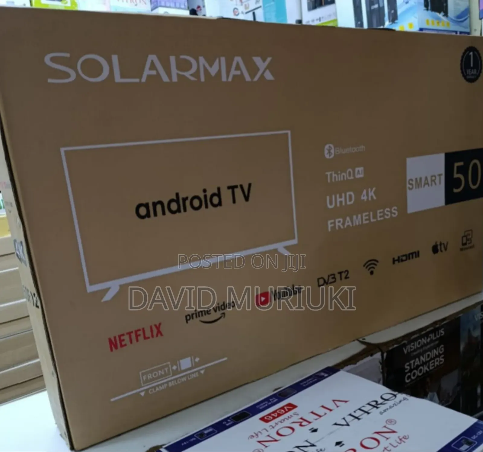 Solarmax 50" Uhd Smart Android Tv – Ultra Hd Entertainment