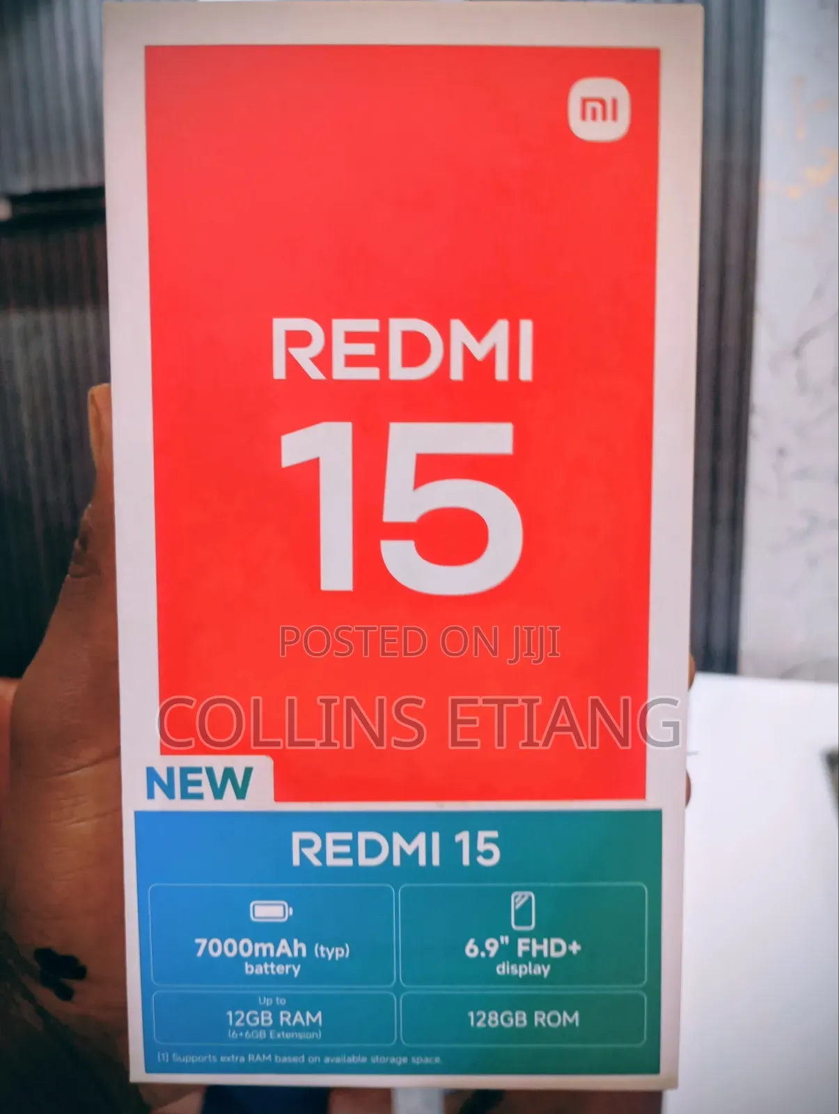 New Xiaomi Redmi 15 128 GB Blue