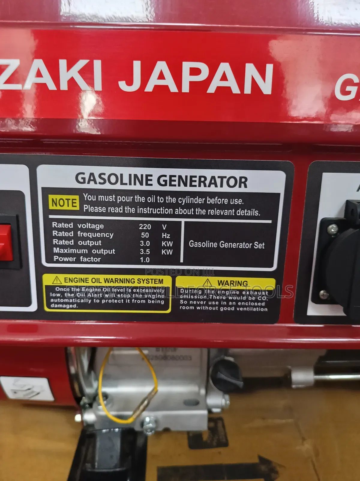 Yamazaki Japan 3.5kw Gasoline Generator