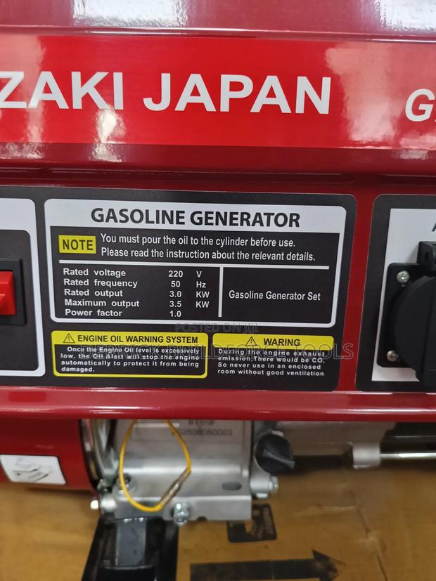 Yamazaki Japan 3.5kw Gasoline Generator - thumbnail 2
