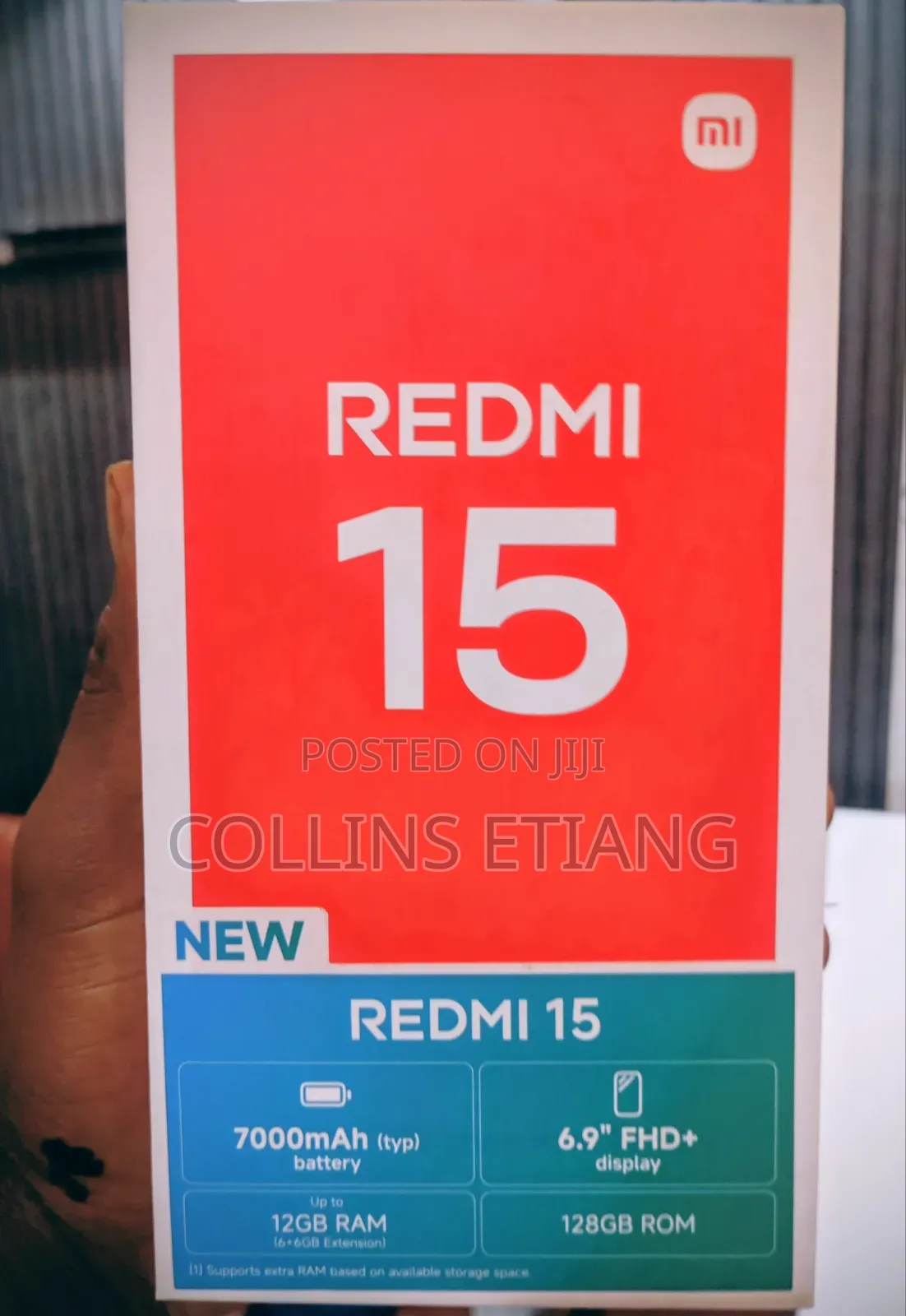 New Xiaomi Redmi 15 256 GB Black