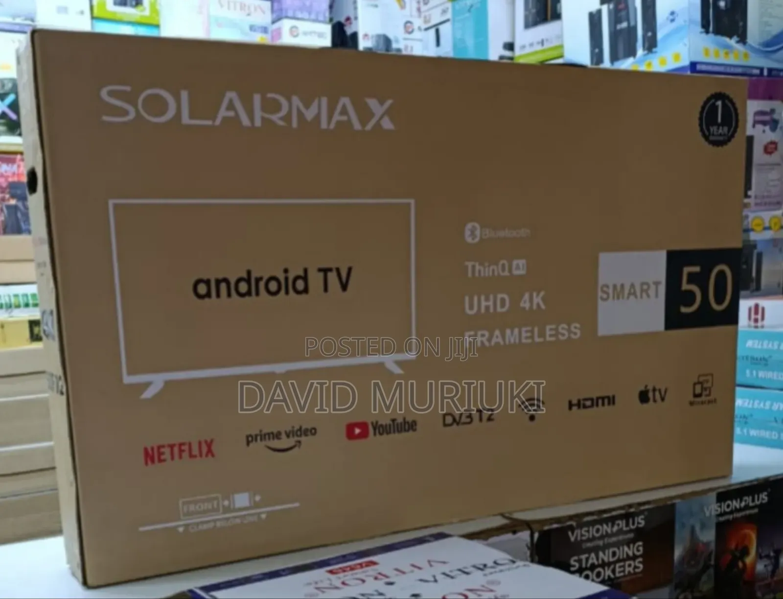 Solarmax 50 Inch Uhd Smart Android Tv – Ultra Hd Entertainment