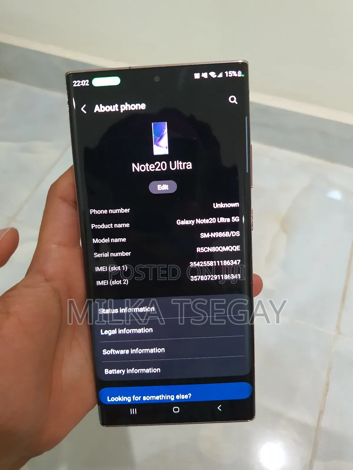 Samsung Note 20 Ultra Original