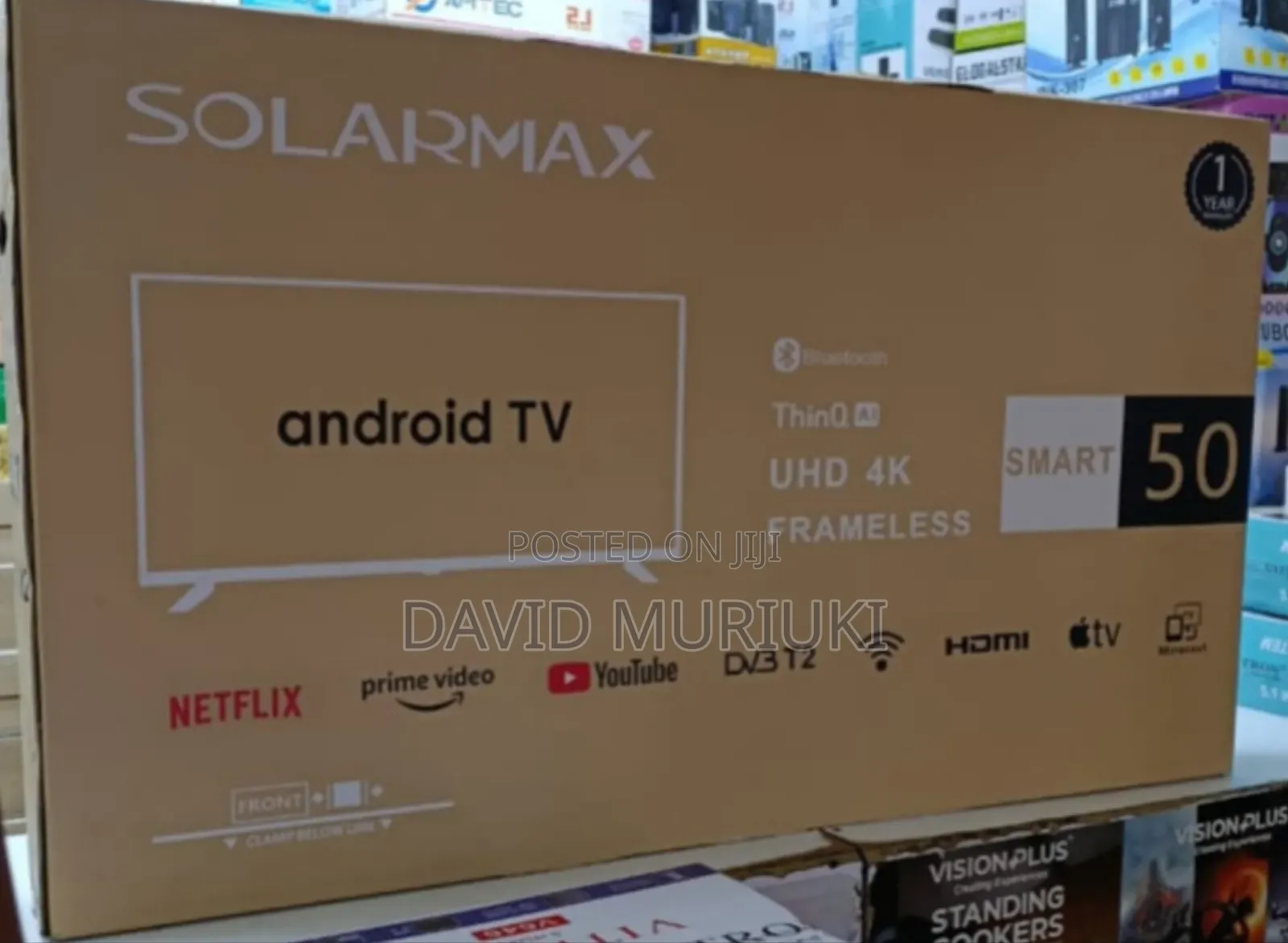 Solarmax 50" Uhd Android Tv – Stunning Picture Smart Features