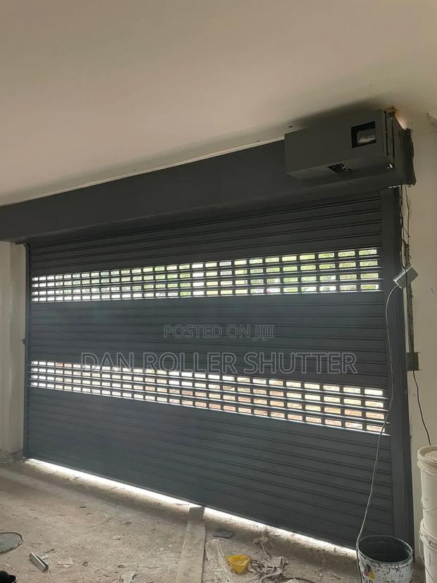 Secure Automated Entry Door – Modern - main view