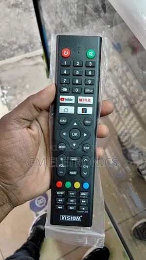 Vision+ Smart Tv RMT With Nexflix Youtube Shortcut.