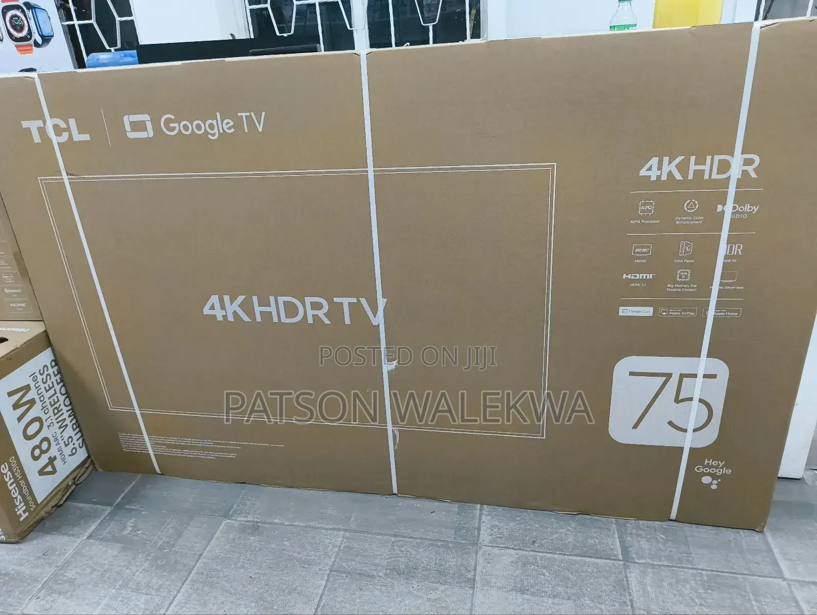 TCL V6c 75 Inch Direct Led HDR Google Tv