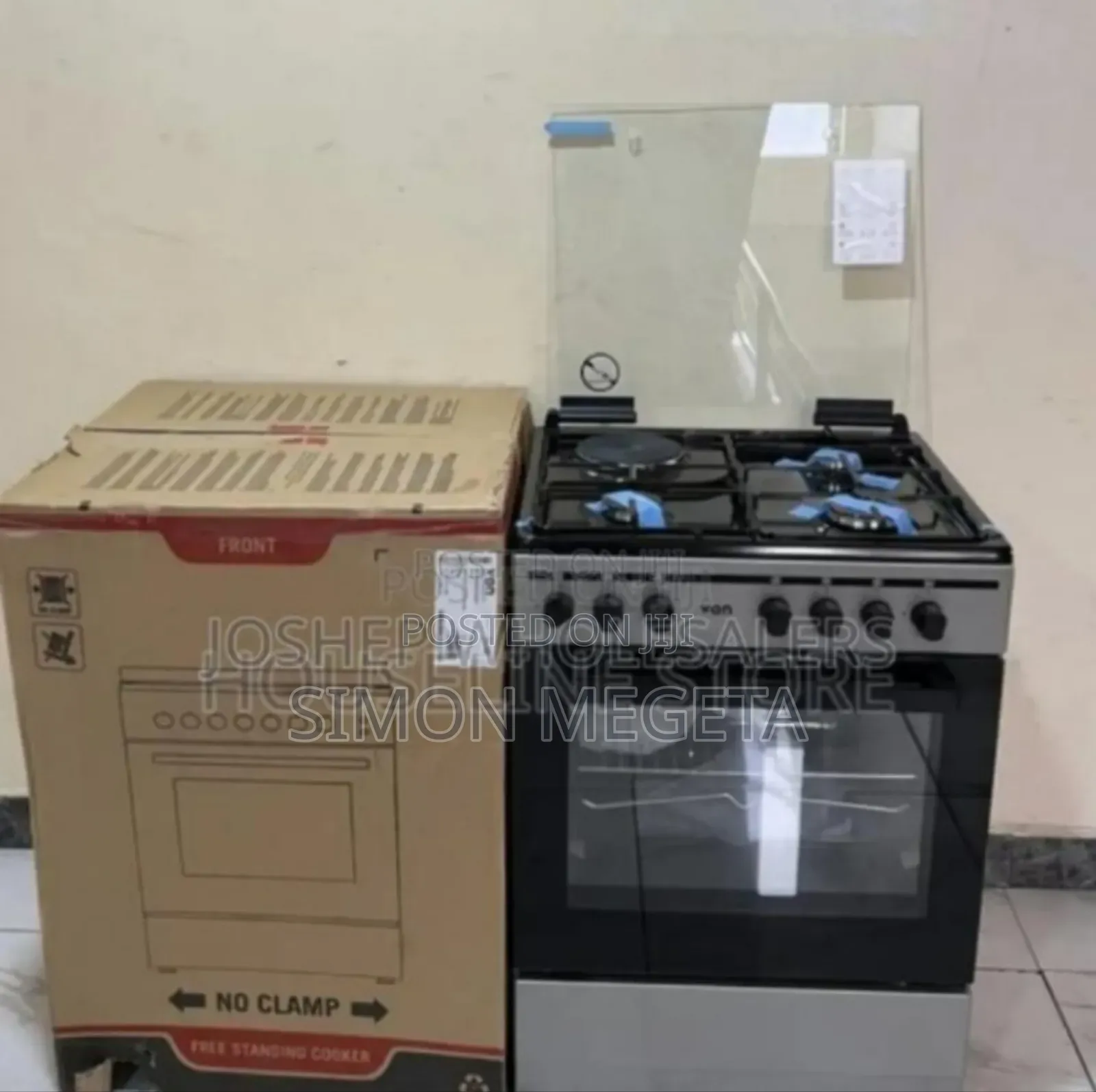 New Arrivals New Von 60*60 Standing Cooker