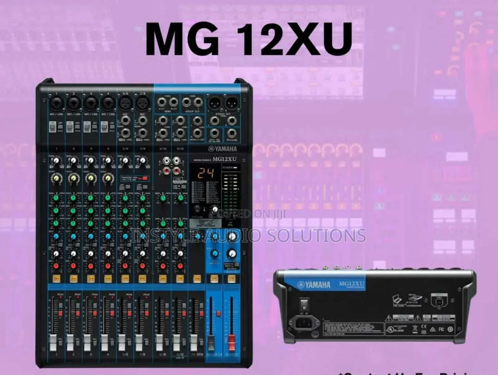 Yamaha Mg12xu Plain Professional Mixer Usb and Bluetooth Enabled