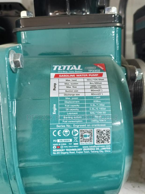 Total 3" Gasoline Water Pump - thumbnail 3