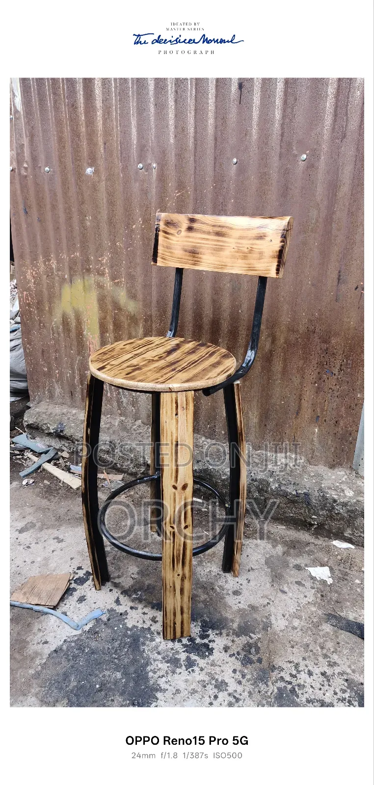 Wooden Counter Stool / Hotel Seats