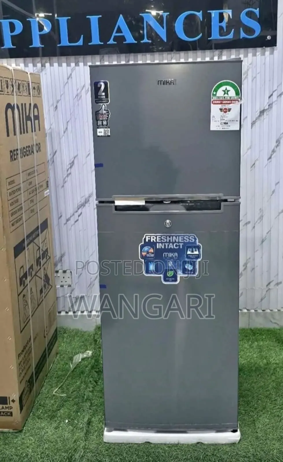 1 Star Mika 138 Litres Double Door Refrigerator