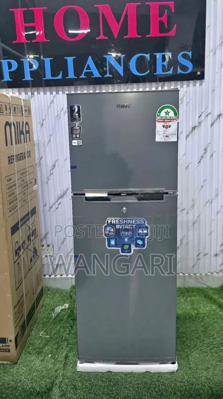 Restocked 138 Litres Mika Refrigerator