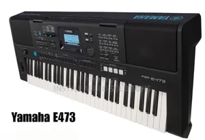 Yamaha PSR E 473 Portable Keyboard Complete With Power Adapter