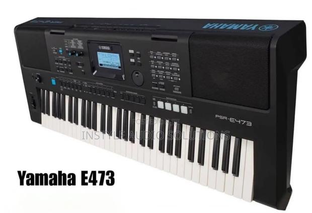Yamaha PSR E 473 Portable Keyboard Complete With Power Adapter - main view