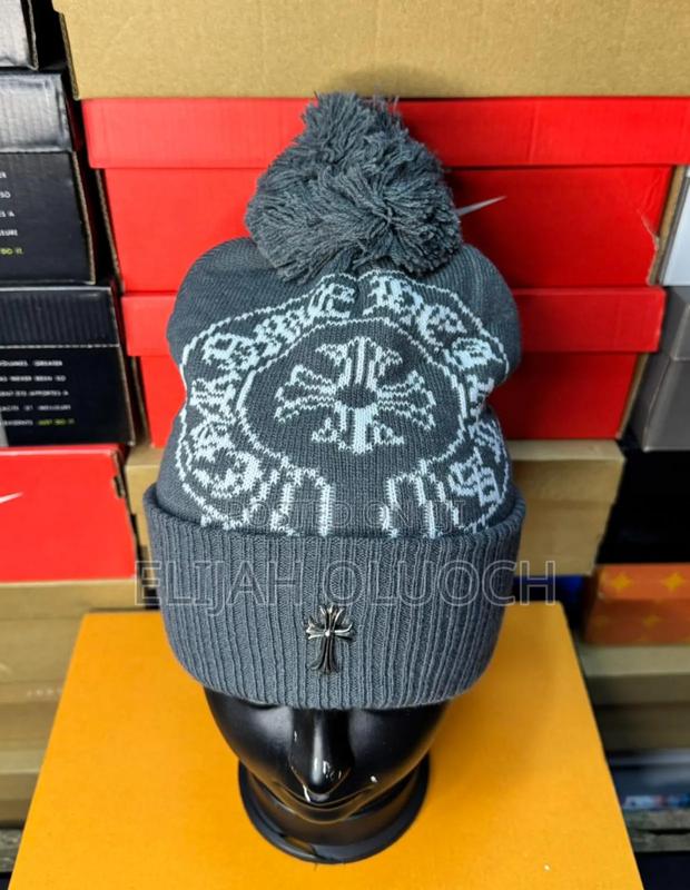 Grey Chrome Hearts Beanie - thumbnail 3