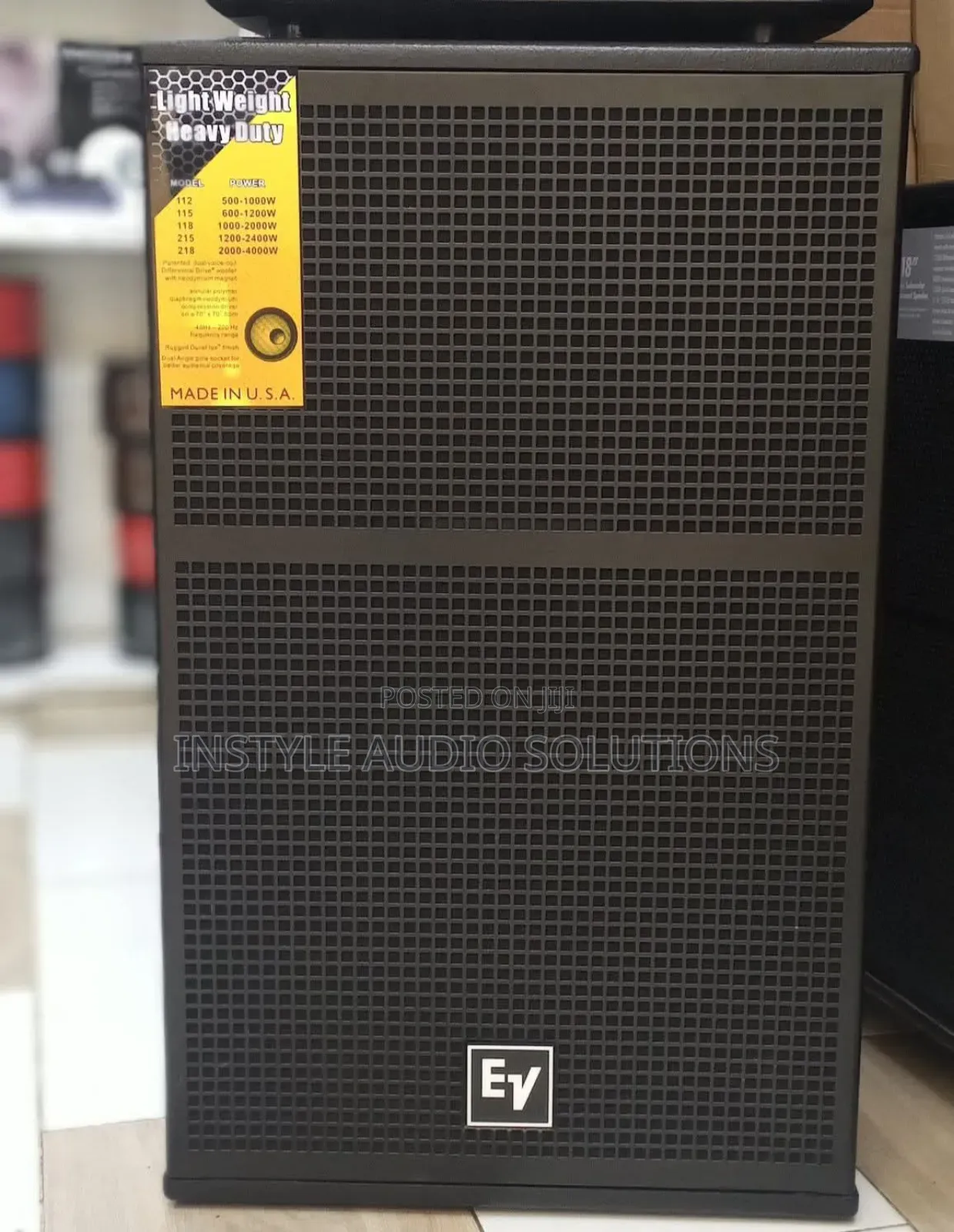 Ev Heavy Duty Big Body Mid Range Professional Speaker 4000w Output