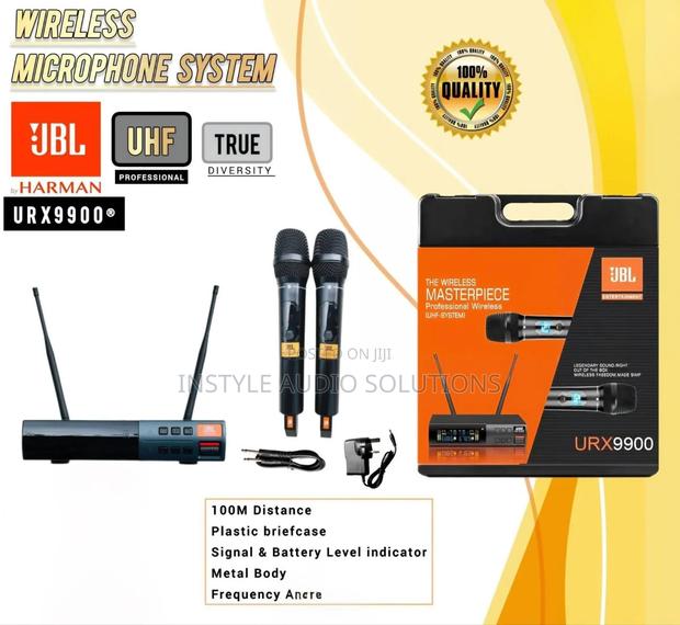 J L Urx9900 High-Quality 100 Meter Frequency Range Wireless Microphone
