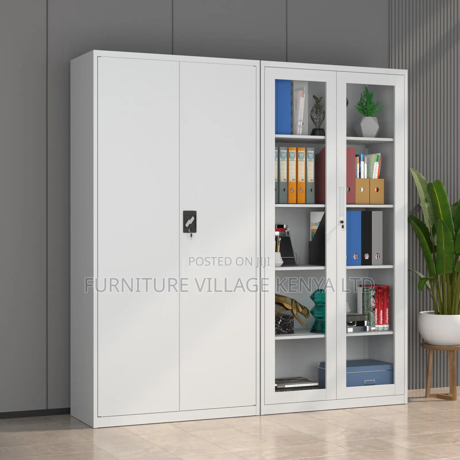 Office Cabinet; 2 Door Metallic Office Filling Cabinet