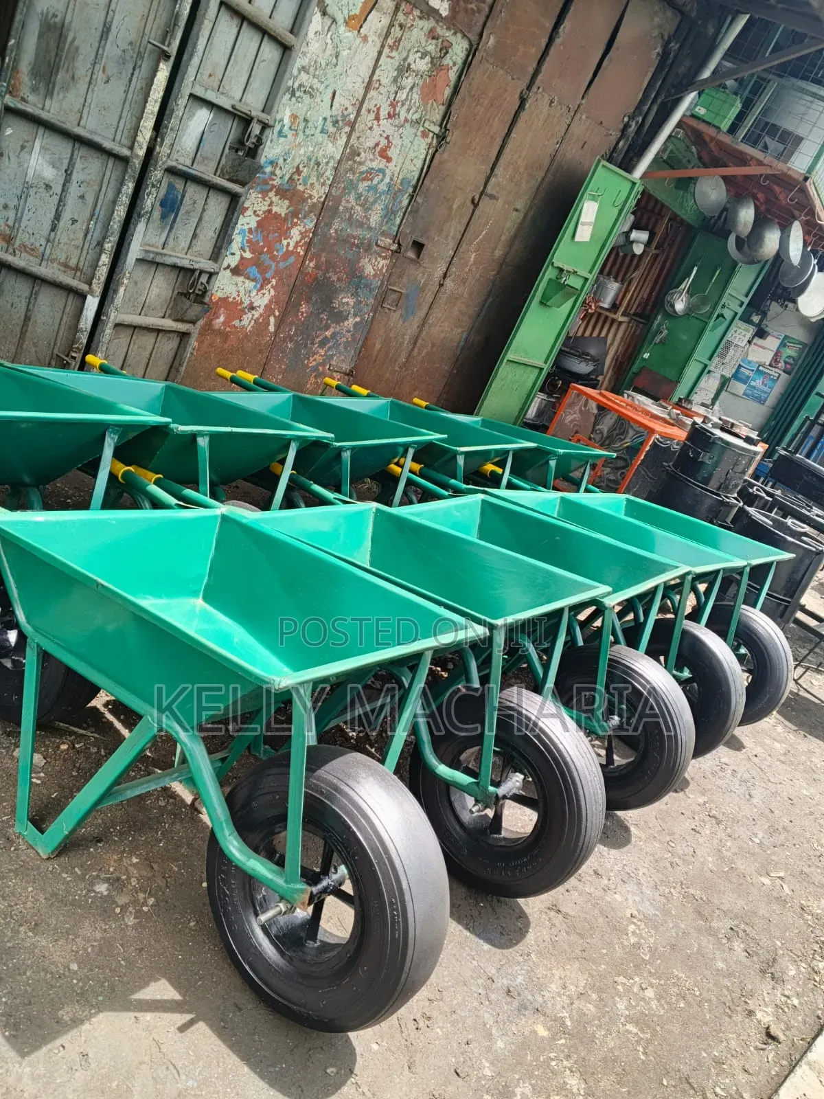 Heavy Duty Construction Wheels Barrows