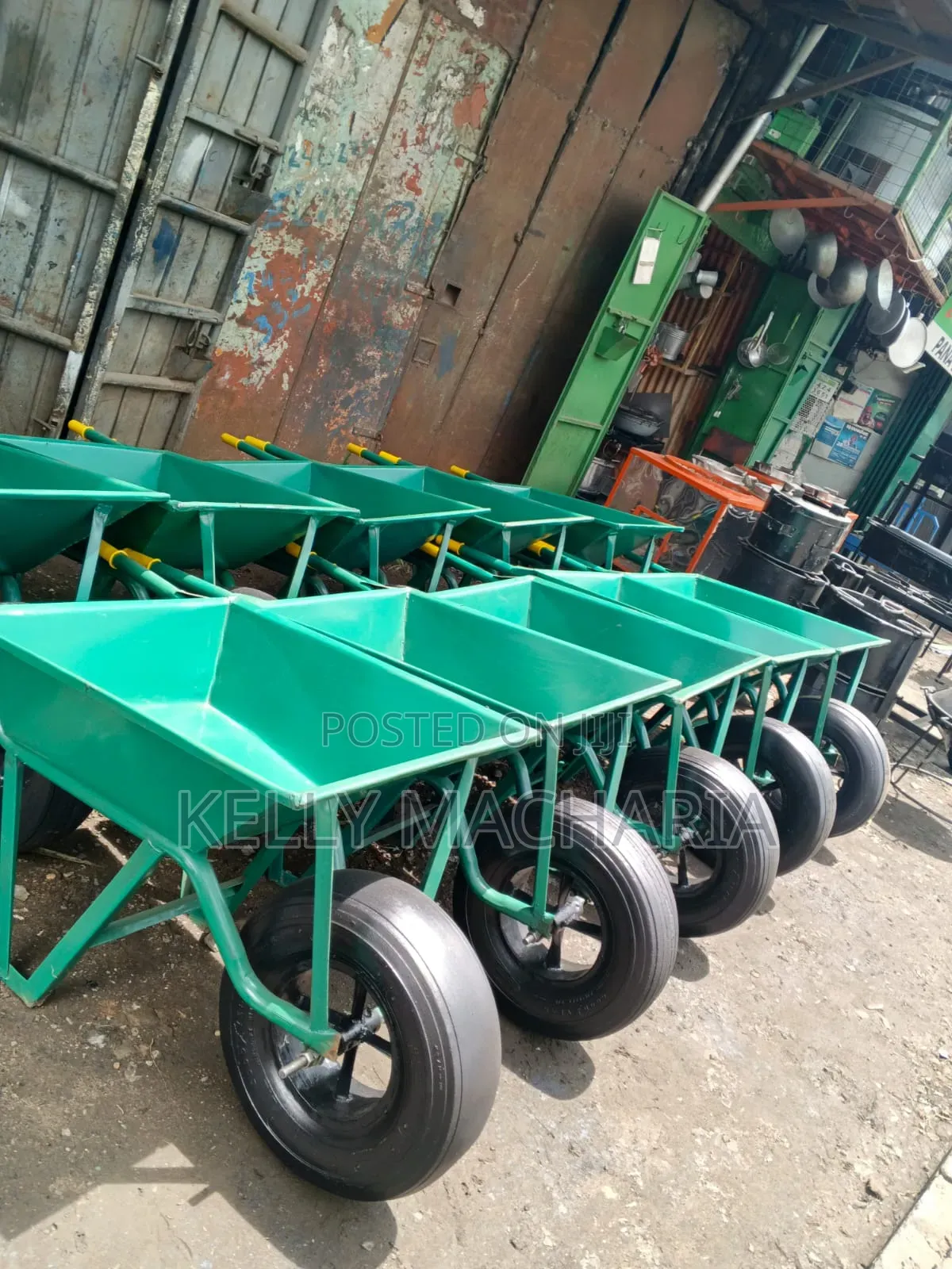 Heavy Duty Construction Wheels Barrows