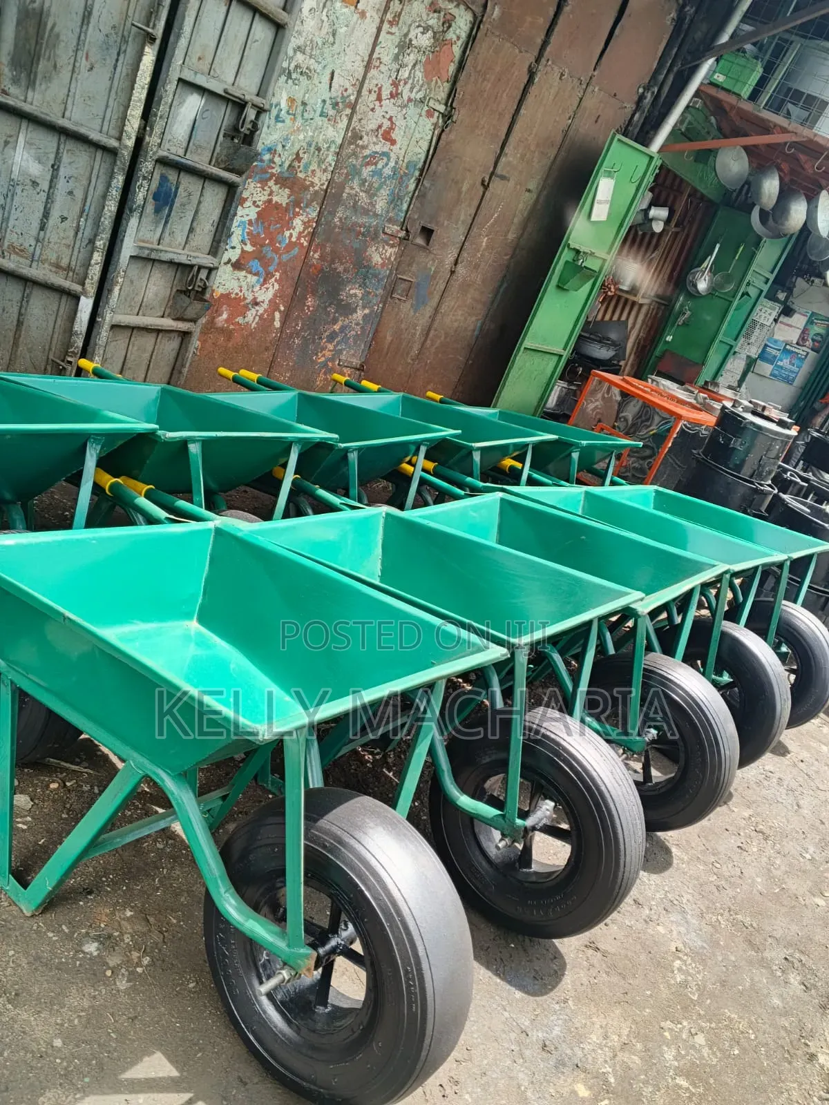 Heavy Duty Construction Wheels Barrows