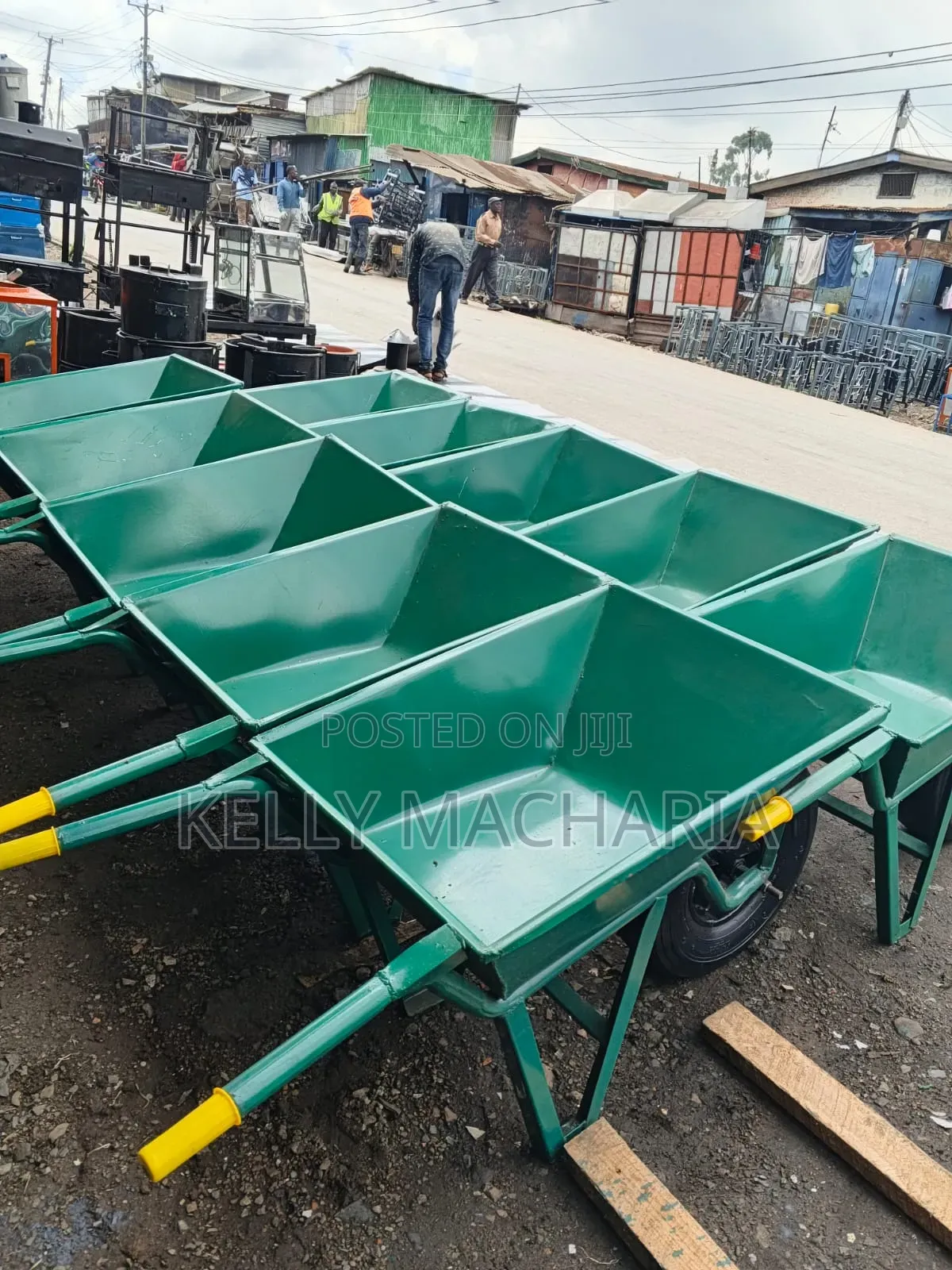 Heavy Duty Construction Wheels Barrows