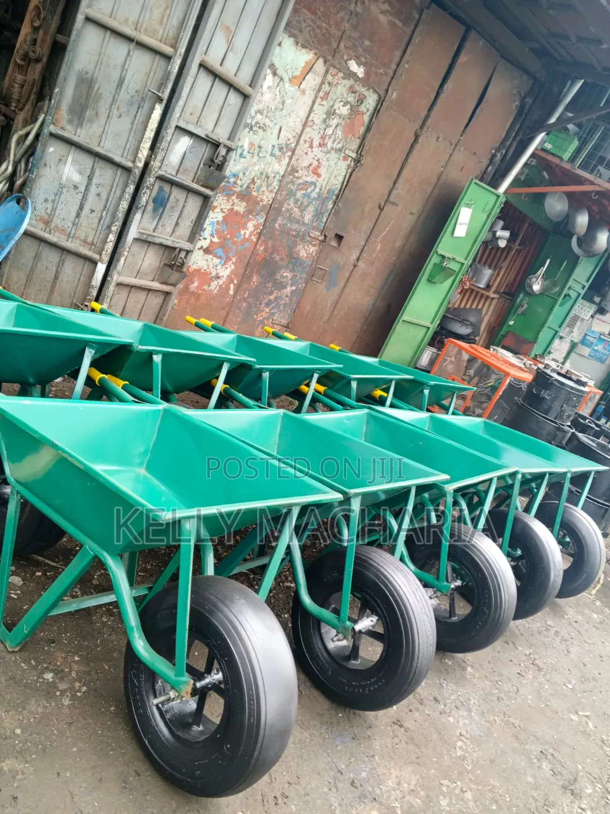 Heavy Duty Construction Wheels Barrows