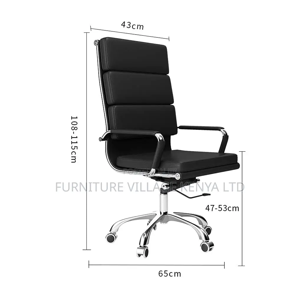 Office Chair; High Back Executive Leather Office Chair