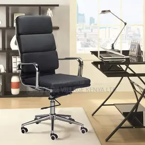 Office Chair; High Back Executive Leather Office Chair