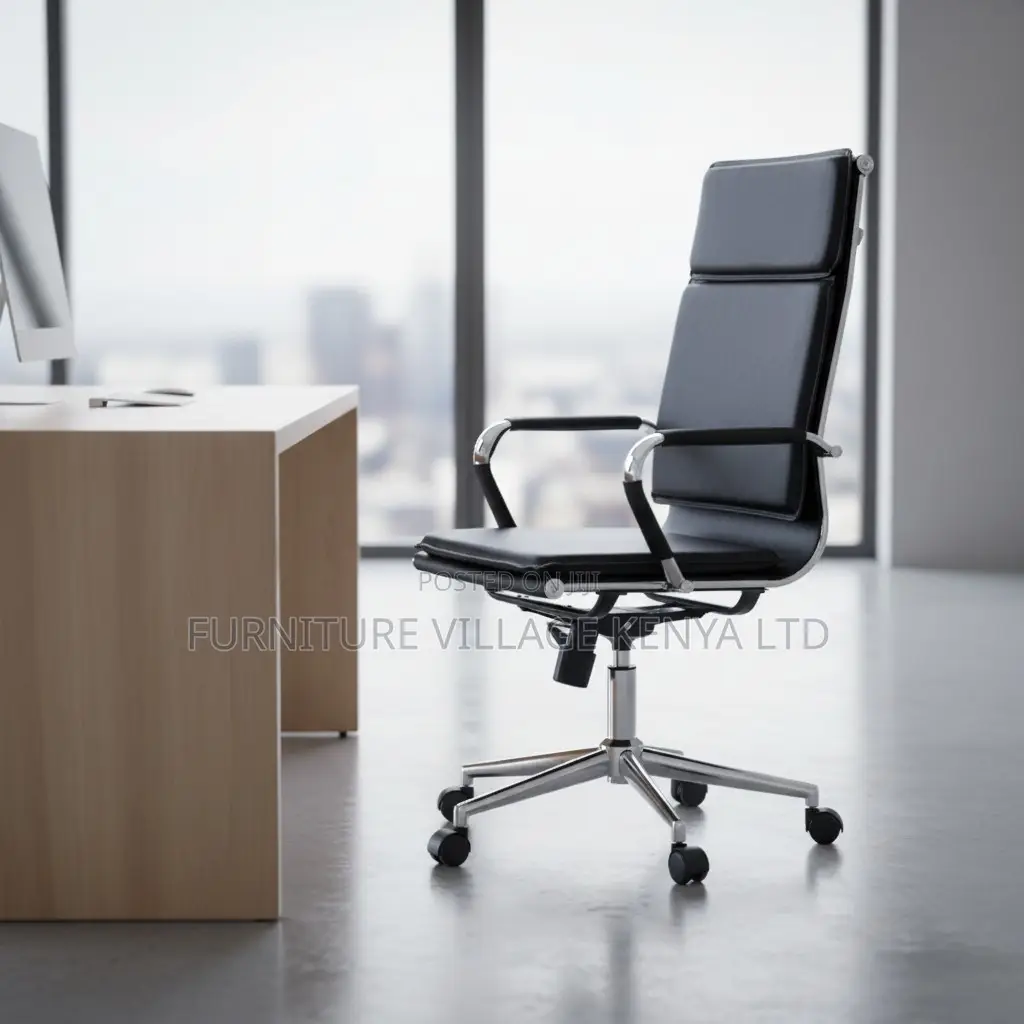 Office Chair; High Back Executive Leather Office Chair