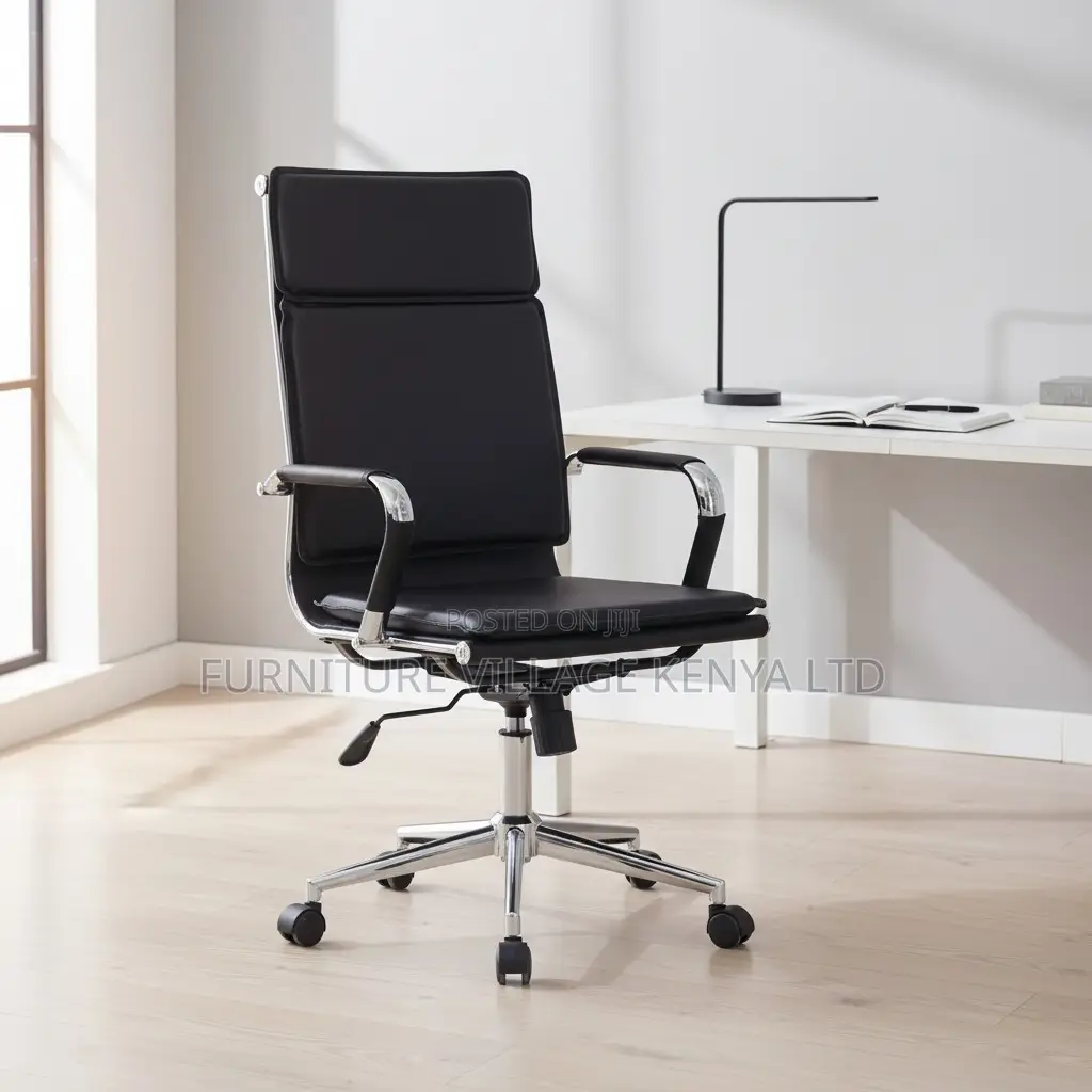 Office Chair; High Back Executive Leather Office Chair
