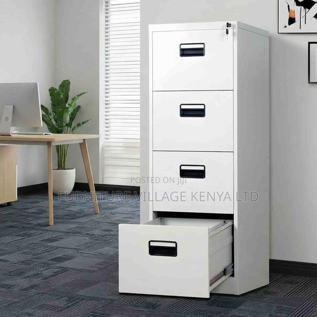 Office Cabinet; Four Drawers Metallic Office Cabinet - thumbnail 14
