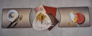 3 in 1 Wall Clock Decor Set