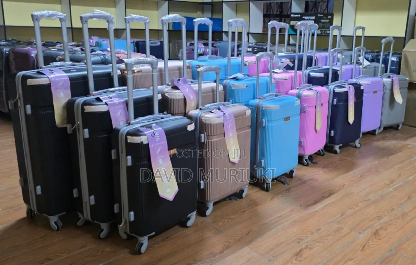 3‐In‐1 Fibre Suitcase Set