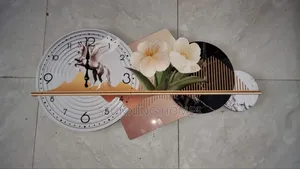 Wall Decor Set With a Clock