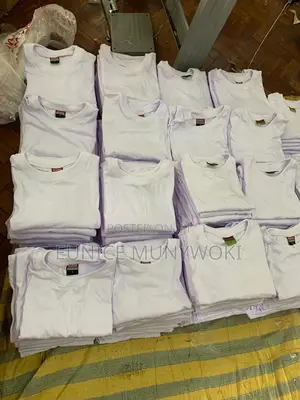 White Cotton Tshirt Plain