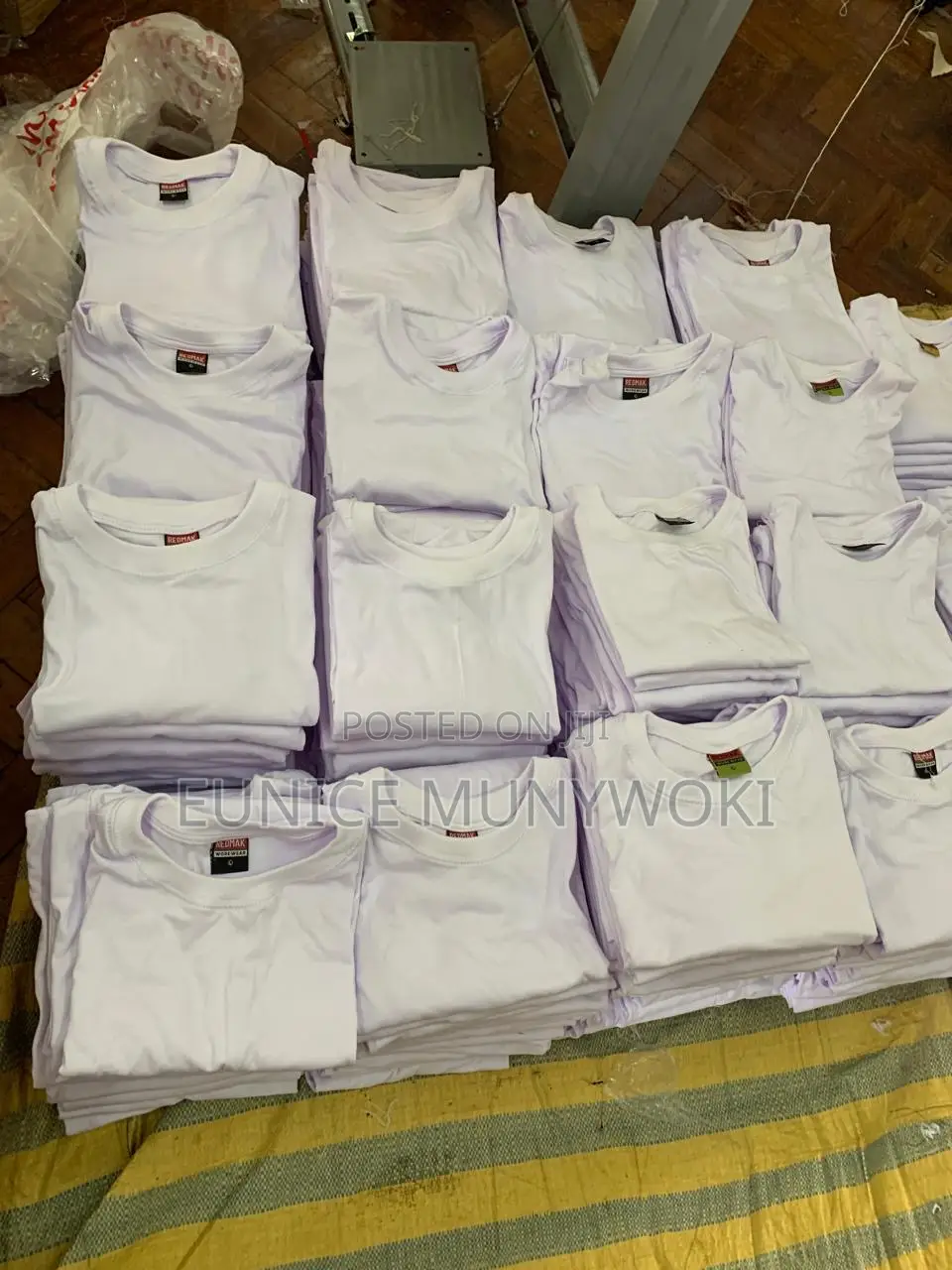 White Cotton Tshirt Plain