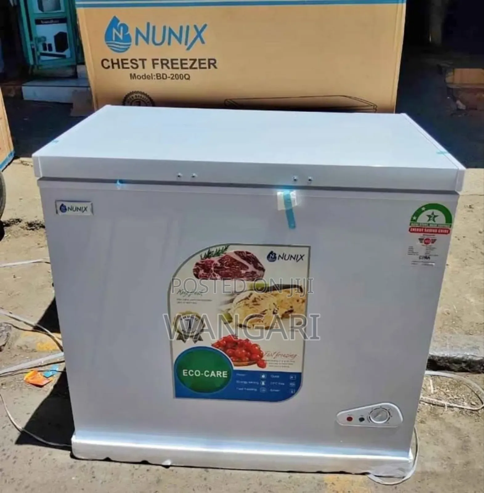 Low Power Consumption 150 Litres Nunix Deep Freezer