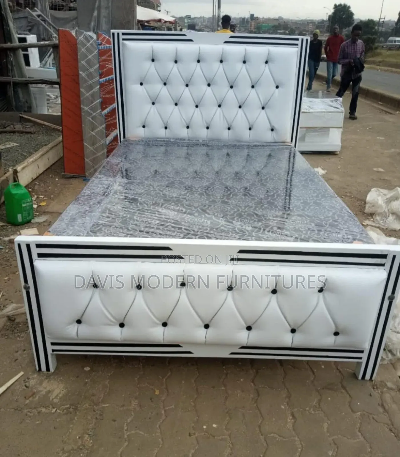 Luxury Wooden Bed – Perfect Condition