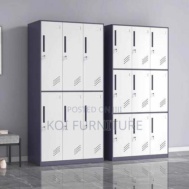 Office Cabinet : 9 Door Portable Storage Locker
